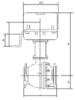 ZDRR電動(dòng)O型球閥外形尺寸圖